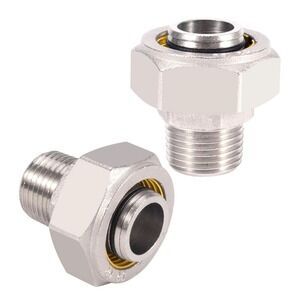 2pcs 3/4\x22 1/2\x22 Air Line Fittings Rapid Air System Compressed Air Piping